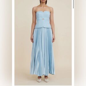 Acler Avonlea Midi Dress - blue - size 4